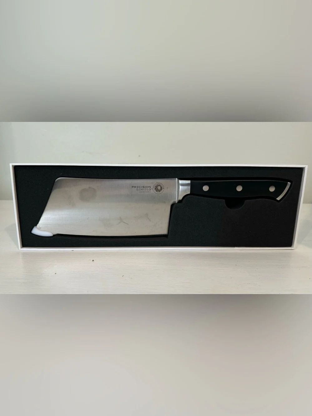 Royal Prestige Black Handle 5-Piece Kitchen Knife Set with Cleaver